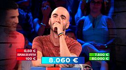 Visiedo se planta con 8.060 euros en ‘¡Allá tú!’ y supera el premio de su caja