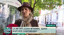 La infanta Elena, consternada tras el accidente de tren