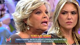 Terelu Campos habla de su conflicto con Belén Esteban y lanza una pregunta: "¿Por eso me tiene que 'llevar por delante'?"