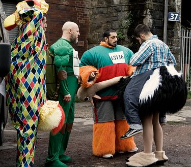 Four lions