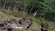 Un dron capta “el fantasma de la niña de los ojos negros”, un espectro con las cuencas de los ojos vacías