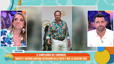 Bertín Osborne y Fabiola coincidieron en la fiesta de 'El turronero' y "no estuvieron muy lejos": "Hubo miraditas"