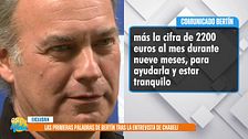 Bertín Osborne muestra el documento que firmó con Chabeli Navarro y afirma: "Aun no sabiendo quién era el padre, convine en entregarle 10.000 euros"