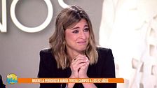 Sandra Barneda se emociona hablando de María Teresa Campos: "La gente que deja ese rastro infinito, esa sombra infinita, parece que siempre está en la televisión"