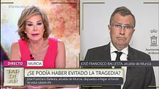 José Ballesta, alcalde de Murcia, sobre las causas del incendio: "Las responsabilidades se van a asumir por parte de todos aquellos que hayan tenido algo que ver"