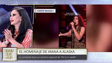 Alaska reacciona a la viral actuación de Amaia con 'Ni tú ni nadie': "Me gusta mucho cuando las versiones se van a otro sitio"