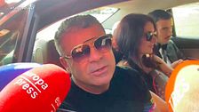 Jorge Javier Vázquez llega a la boda de Isa y Asraf: “Yo no soy el motivo para que Isabel Pantoja hoy no esté aquí”