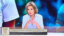 Ana Rosa Quintana, impactada con la noticia de la muerte de Álvaro Prieto: "Veo esa foto y veo a mi hijo"