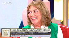Carmen Maura echa la vista atrás en 'TardeAR': "Si no hubiera sido actriz, hubiera acabado loca"