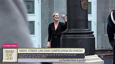 Meryl Streep, abrumada ante la ovación a su llegada a los Premios Princesa de Asturias