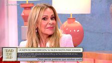 Ana Obregón, ante las críticas que recibió tras el nacimiento de su nieta: "A los políticos les vino muy bien una cortina de humo"