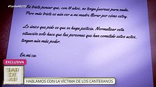 Exclusiva | La carta de la víctima en el caso de los canteranos: "Desde que esta pesadilla comenzó no tengo ganas de reír, he dejado mis estudios y no sé quién quiero ser"