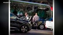Brutal agresión a una conductora de VTC en un atasco