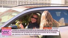 La reacción de la infanta Elena al recibir el regalo de 'Vamos a ver' por su 60 cumpleaños