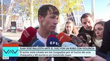 Juan José Ballesta declara ante el juez por un robo por violencia: "Vengo a cortar la verdad porque eso no sucedió"