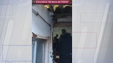 Exclusiva | Las imágenes de la casa registrada por la policía donde vivía el asesino confeso del triple asesinato de los hermanos de Morata