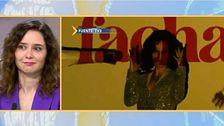 Ayuso baila la canción 'Fachosfera' que le ha dedicado TV3 y les contesta públicamente: "Aquí está la facha"