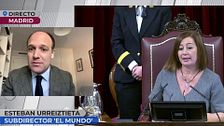 Esteban Urreiztieta, sobre el comportamiento de Armengol en el 'caso Koldo': "Falseó un formulario diciendo que la mercancía era correcta"