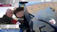 El portavoz de la Guardia Civil, sobre la desaparición de Javier en Logroño: "Estamos revisando los márgenes del río Ebro, barajamos todas las posibilidades"