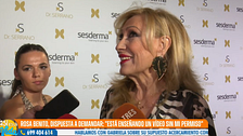 Rosa Benito amenaza con denunciar a un youtuber por publicar un vídeo besándose con Amador Mohedano