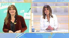 Laura Borrás, presidenta de Junts: "Hasta que no resolvamos la cuestión catalana, no va a poder haber estabilidad en el Estado español"