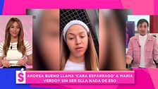 María Verdoy responde a los graves insultos de Andrea Bueno: "Sí, soy mayor, pero por eso entiendo lo que es la toxicidad"