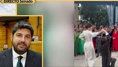 López Miras, del 'fiestón' de la boda de Martínez-Almeida: "Bailamos todos con todos. Las infantas sorprendieron a todos"