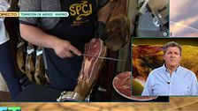 ¿Cómo distinguir un buen jamón y cómo cortarlo?