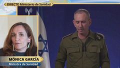 Mónica García, ministra de Sanidad: "El gasto en defensa del Gobierno es bajo"