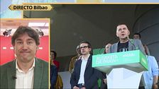 Eneko Andueza, candidato PSE: "Atendiendo a los datos y números, queda claro que EH Bildu se ha alimentado de otros partidos"