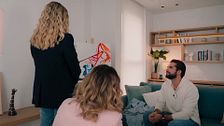 Danna Ponce reacciona al cuadro de Xavi, en el que plasma cómo se siente realmente en su relación: "Me endiosa"