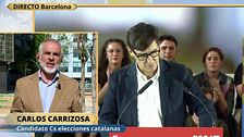 Carlos Carrizosa, candidato CS en las elecciones catalanas: "Puigdemont no va a permitir que gobierne Illa"