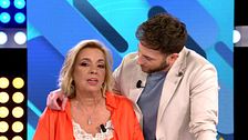El monumental enfado de Carmen Borrego tras las risas de los colaboradores al ver unas imágenes entre Bigote Arrocet y Gema Serrano: "¡Basta ya!"