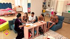 Los vecinos dan su primera lección de chino