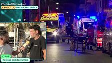 Un testigo del derrumbe del local de Palma: ''Escuché un trueno muy fuerte. Vi a gente chillando''