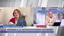 La "mayor estafadora" de España se enfrenta a Nacho Abad tras ser detenida: "No me gustó tu comentario"