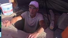 Un afectado por el 'Dioni de Almensilla' se encierra en un pozo como protesta: "Estoy en tratamiento psicológico"