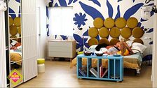 A Álex y Gabriella se les va de las manos la merienda y acaban haciendo edredoning