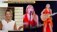 Yolanda Díaz acude al concierto de Taylor Swift: "Ha sido espectacular, salí más 'swiftie' de lo que entré"