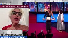 Una actriz y mujer trans, sobre las declaraciones de la sobrina de Le Pen atacando a Karla Sofía Gascón: "Es ilegal"