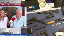 El hermano del dueño de una finca donde la policía ha encontrado un arsenal de armas: "Llevaban un día de alquiler"