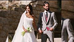 Todos los detalles de la boda de Sara Sálamo e Isco: Dos vestidos de novia, con muletas y una selecta lista de invitados