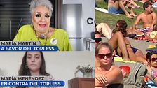 El tenso cara a cara de dos mujeres a favor y en contra del topless en las piscinas