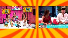 Lucía reacciona a las primeras imágenes con Álvaro en 'Baila Conmigo'