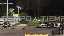 Las imágenes del asesinato de un joven en Madrid tras un intento de estafa