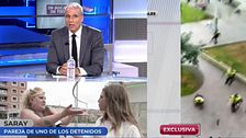 El tenso choque entre Carlos Segarra y la pareja de un detenido tras un robo en Bilbao