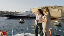 Así es un atardecer en Malta a bordo de un yate de lujo