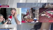La impotencia del párroco y los vecinos de Cáceres donde han destrozado una virgen