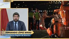 López Miras, tras las declaraciones de Feijóo: "No es justo comparar inmigración irregular con inseguridad"