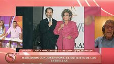 Josep Pons desvela en 'Socialité Club' el motivo de su mala relación con Carmen Sevilla: "Fue mi novia"